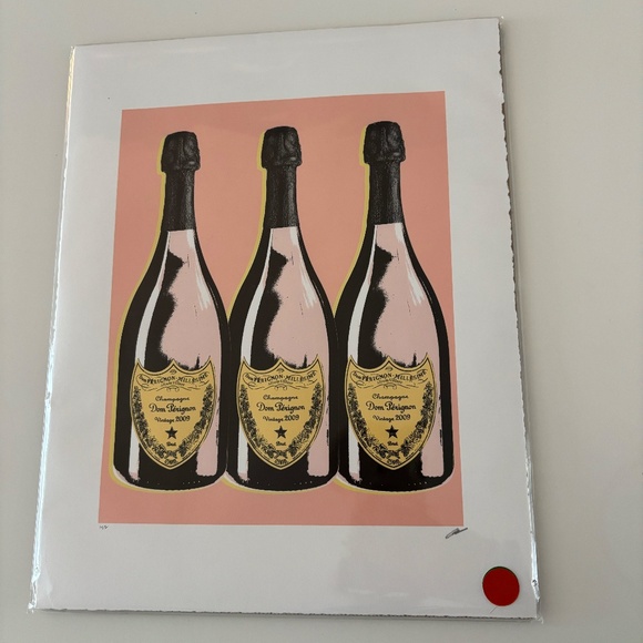 Pop Art Champagne Print - Picture 2 of 2